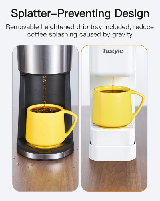 Single Serve Coffee Maker - 6 Brew Sizes, K-Cup Compatible (image 5)