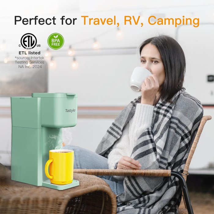Tastyle Mini Coffee Maker (Mint) (image 4)