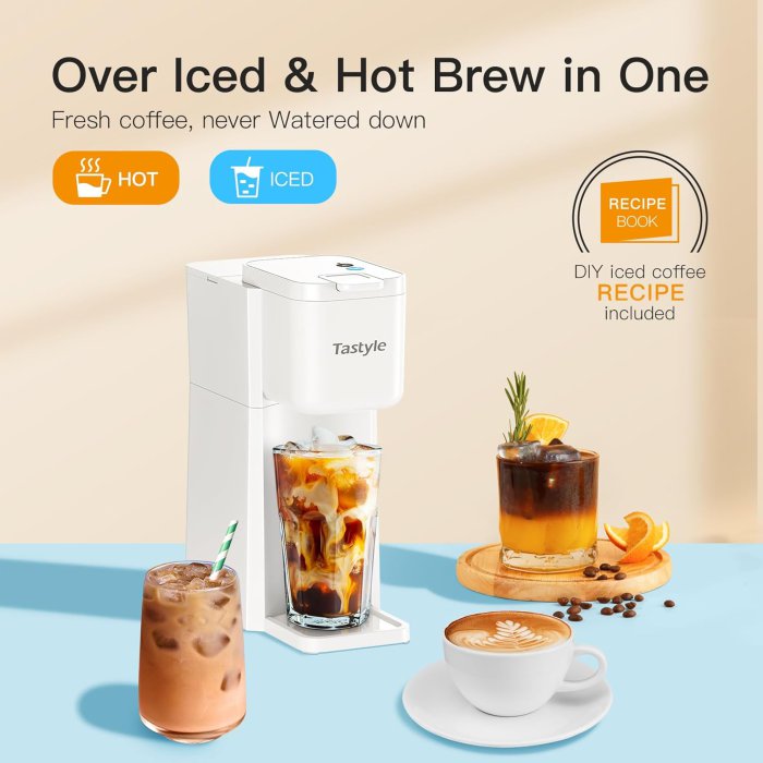 Tastyle Mini Coffee Maker (Pearl White) (image 2)