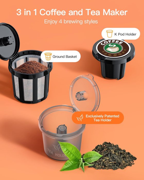 Tastyle Single Serve Brewer (Black) (image 3)