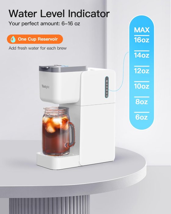 Tastyle Single Serve Brewer (White) (image 3)